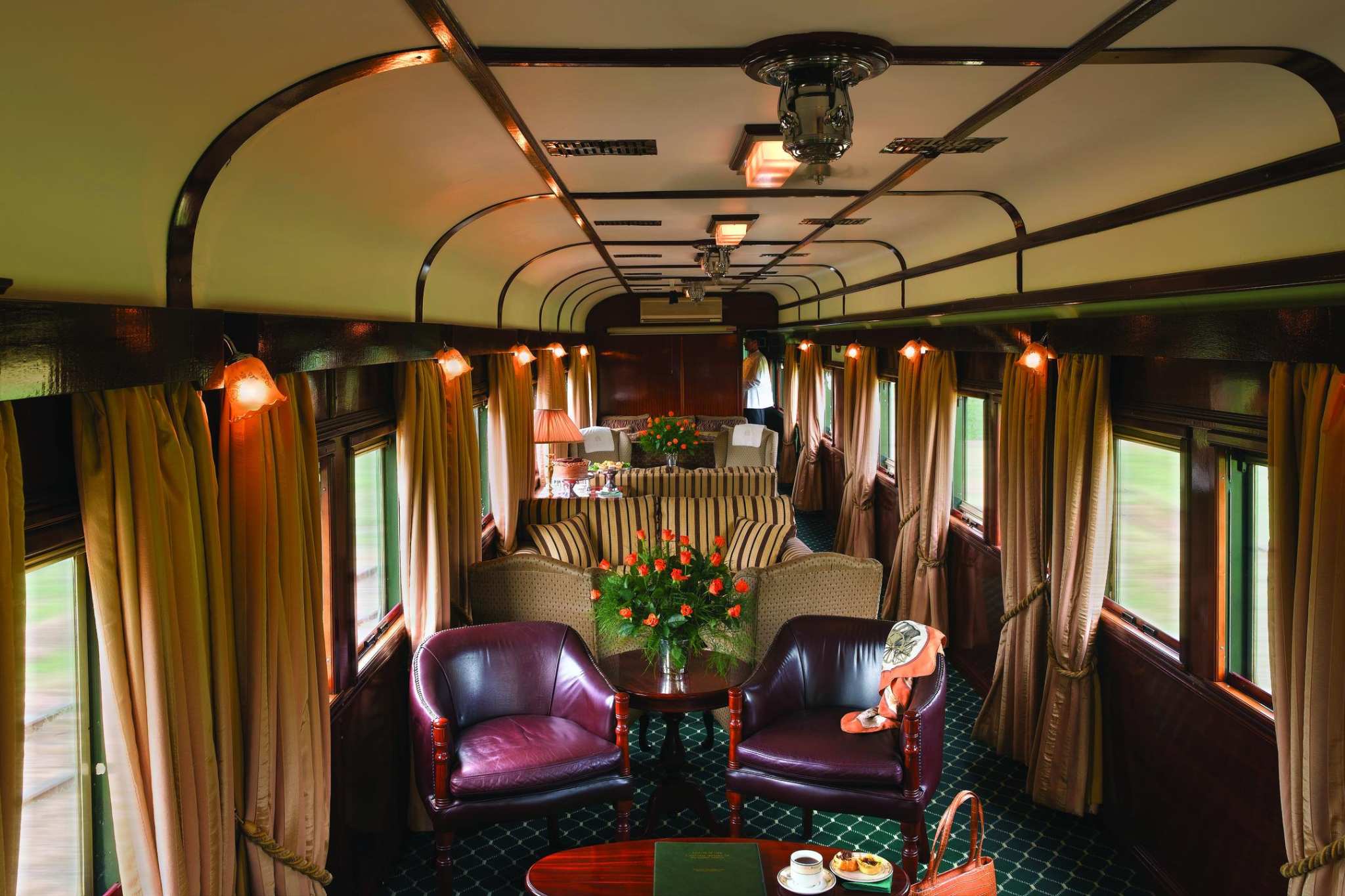 interior of Rovos Rail Pretoria to Victoria Falls