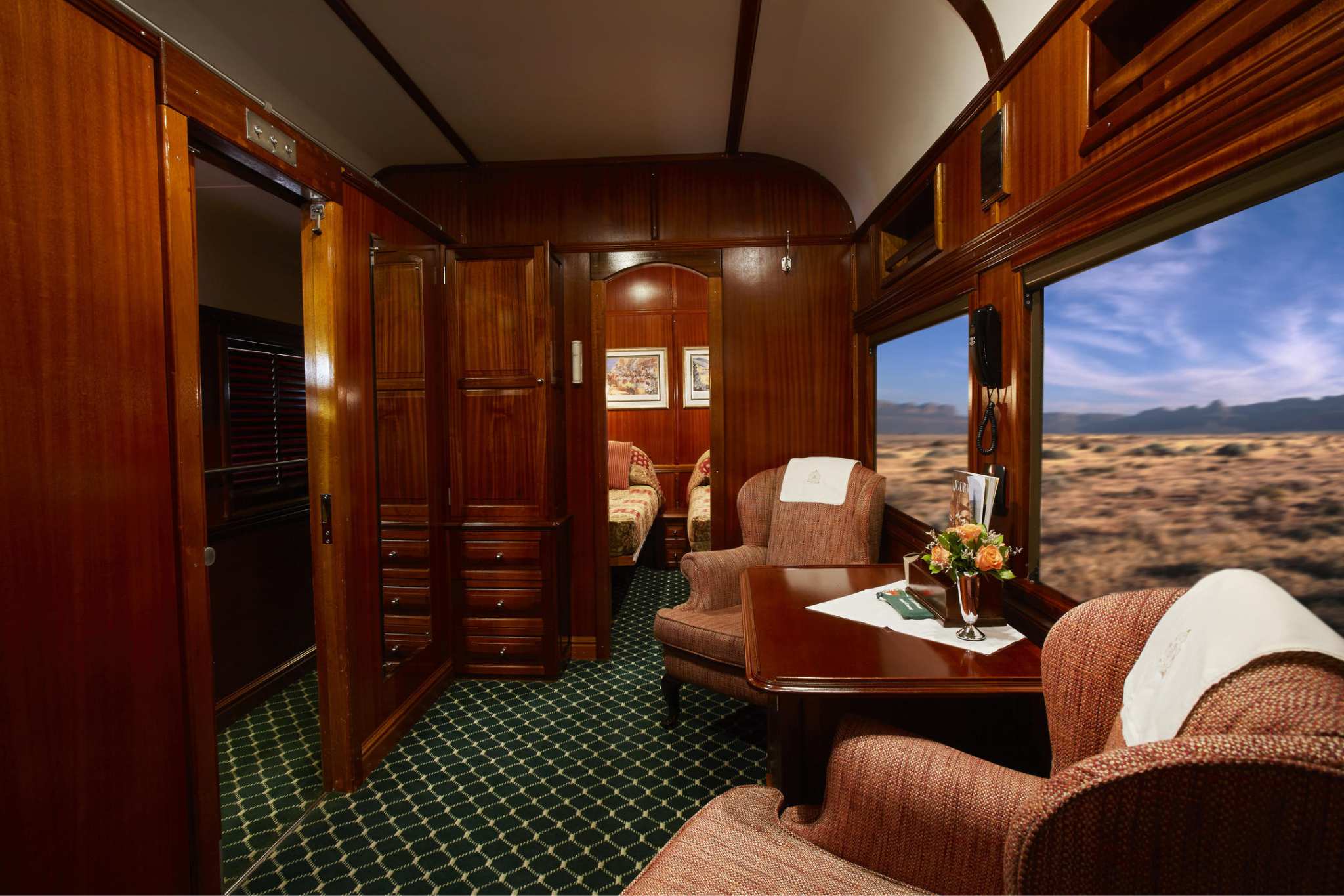 Rovos Rail Pretoria to Victoria Falls – Royal Suite