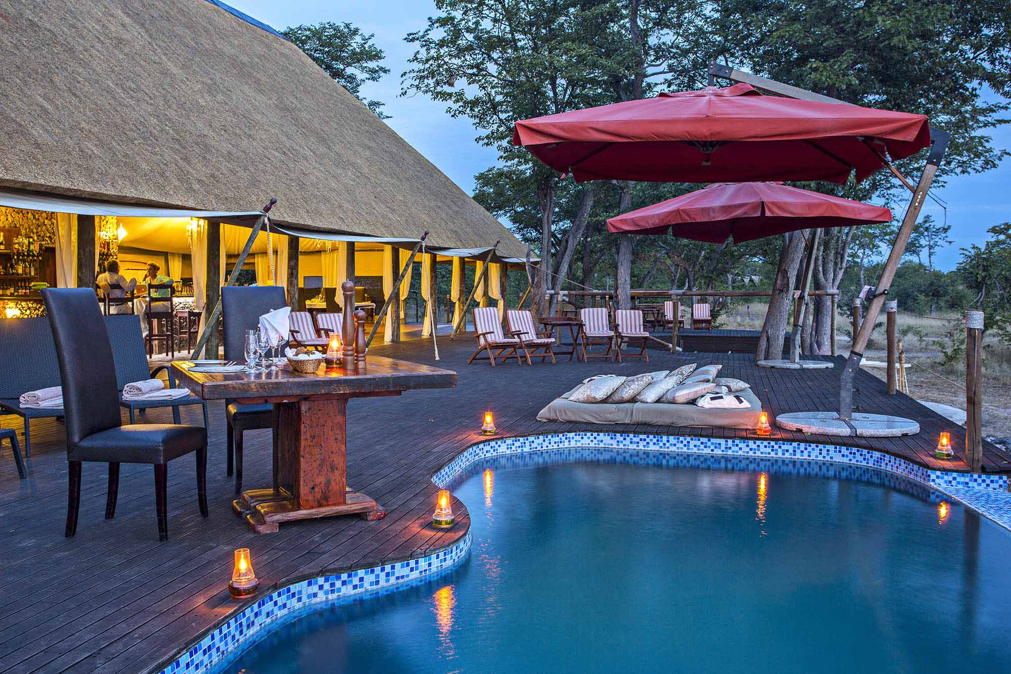this exclusive tented safari camp offers just five luxurious and spacious suites under canvas