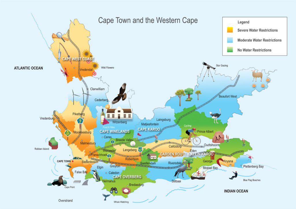 Cape Town Drought Map
