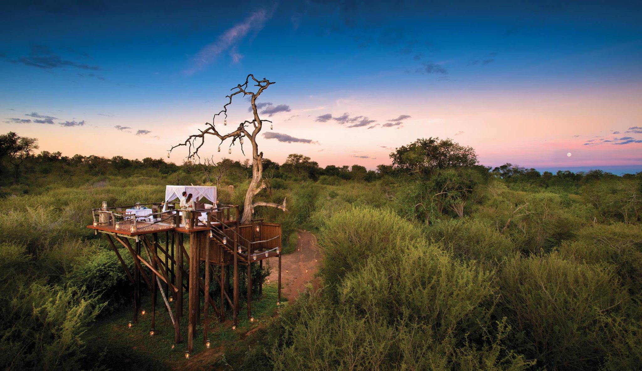 Star bed safari sleep out experience in Kruger National Park