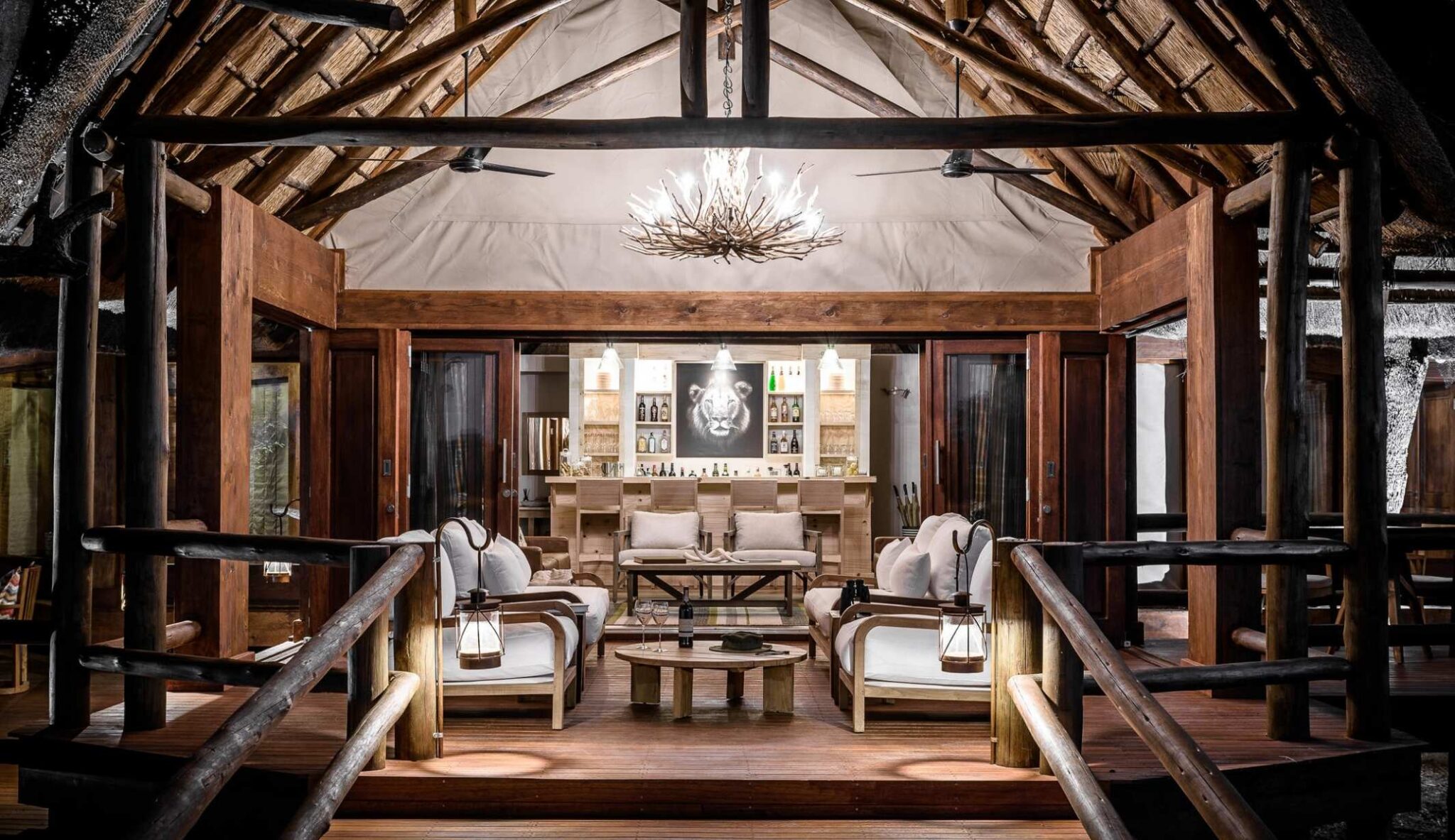 Chief Camp luxury lounge area