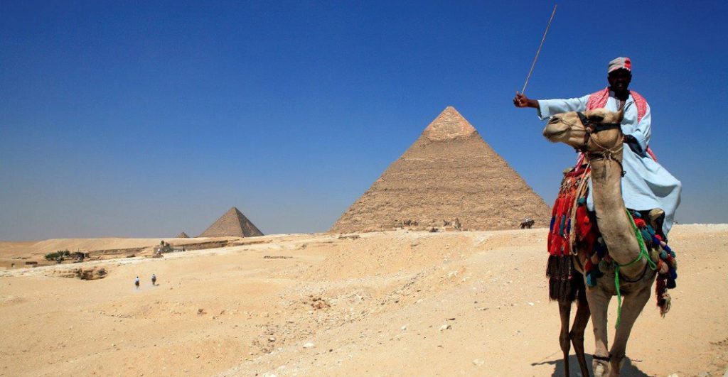 Camel Ride Pyramids Egypt