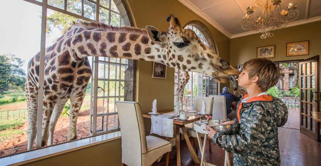 Giraffe Manor with Kids