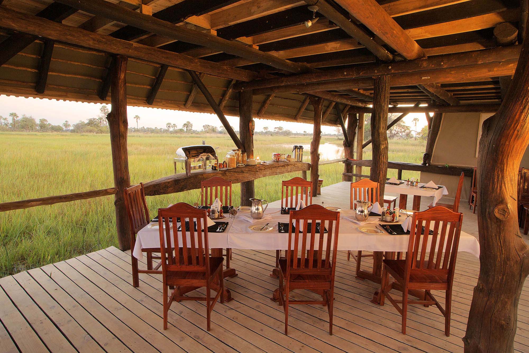 in the Moremi Game Reserve