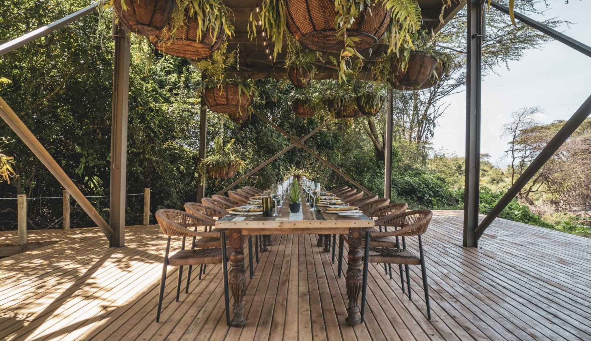 Ilkeliani Camp dining area