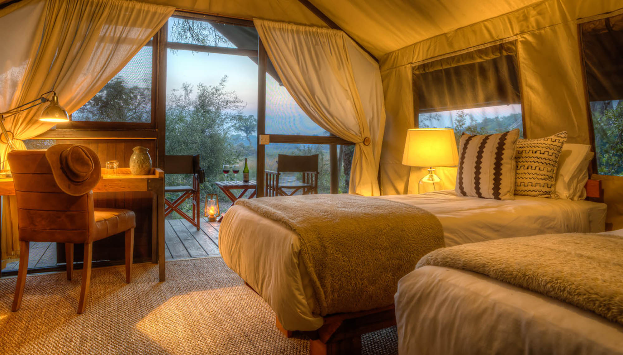 commanding uninterrupted panoramic vistas of the delta