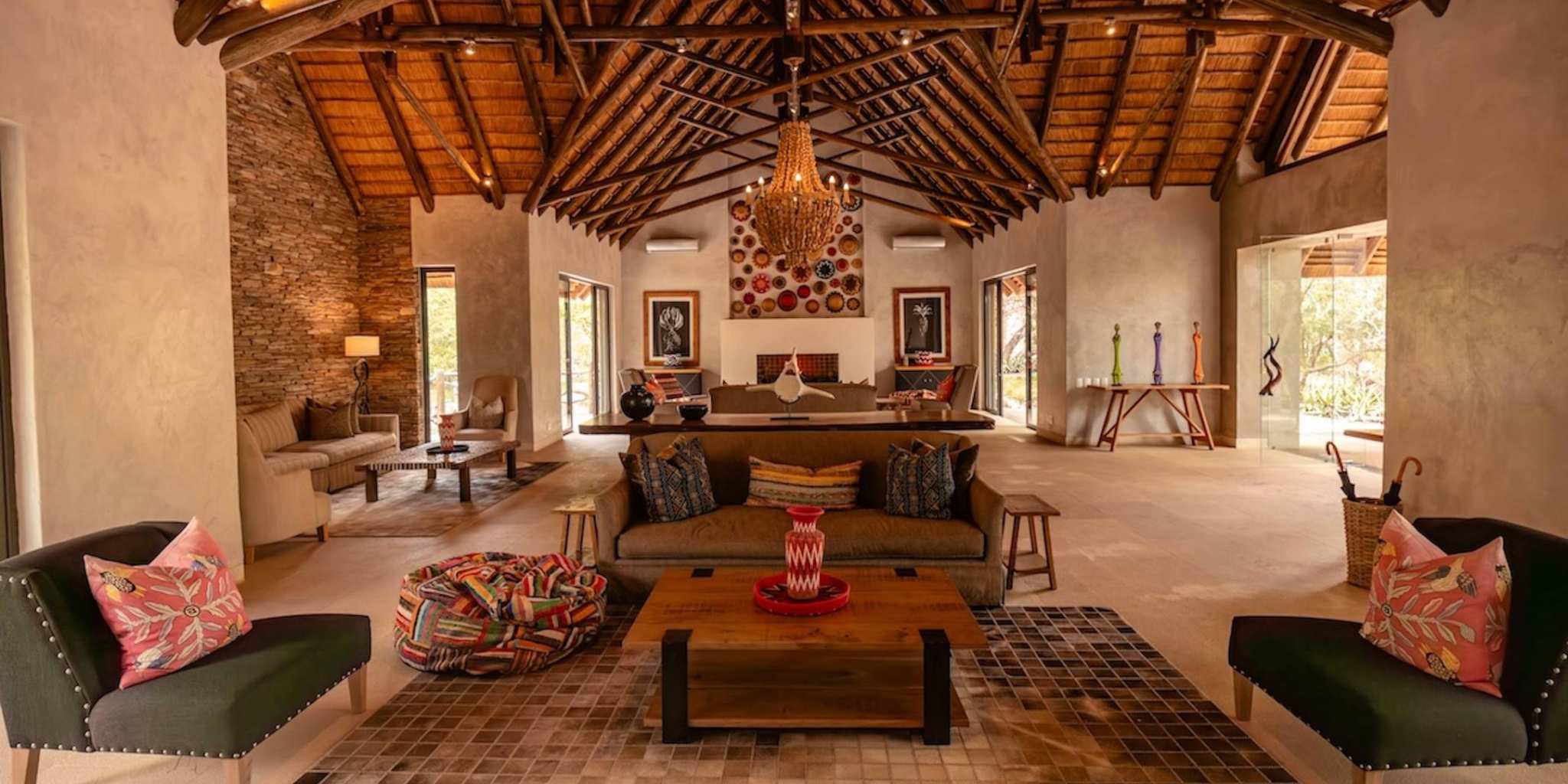 Luxurious lounge area