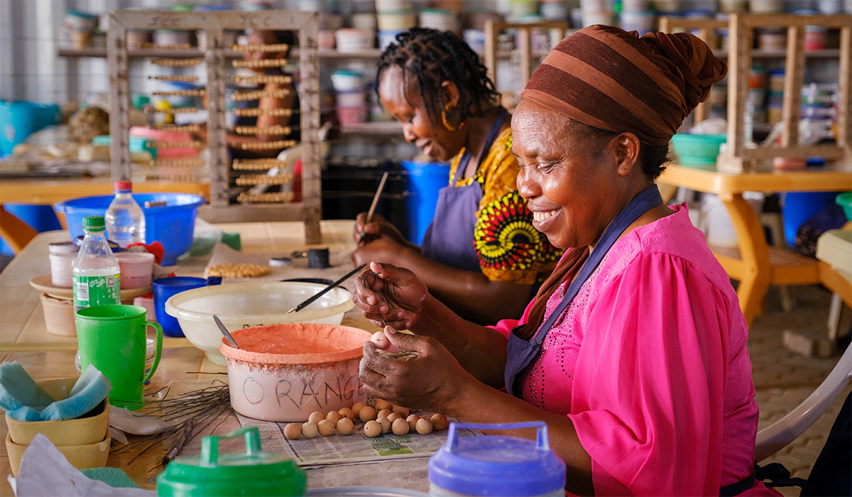 Cultural experience at Kazuri Beads