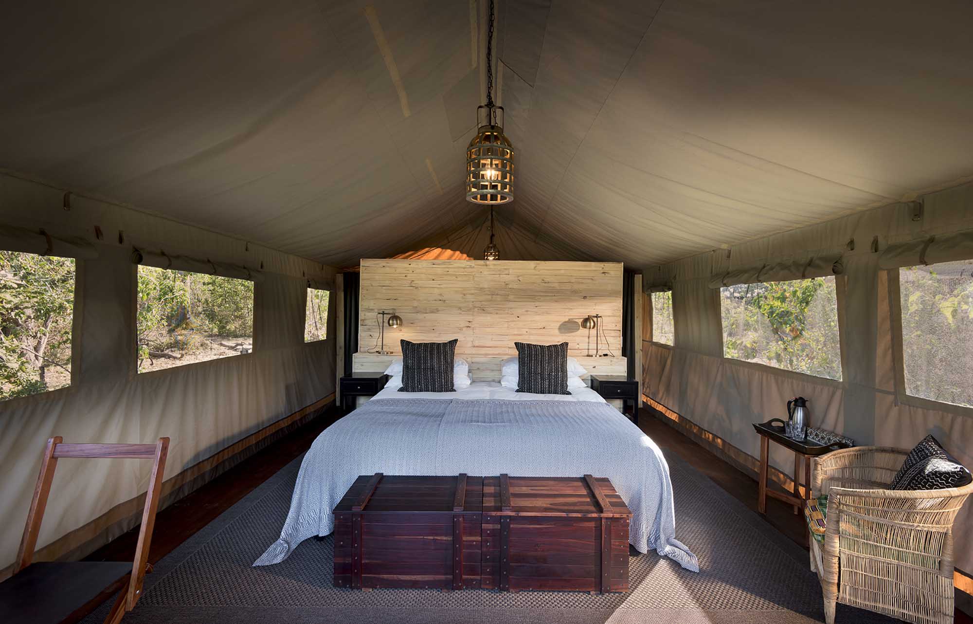 Journey into the untamed wilderness of Botswana with African Bush Camps. Visit the Khwai River with its floodplains adjacent to the Moremi Game Reserve