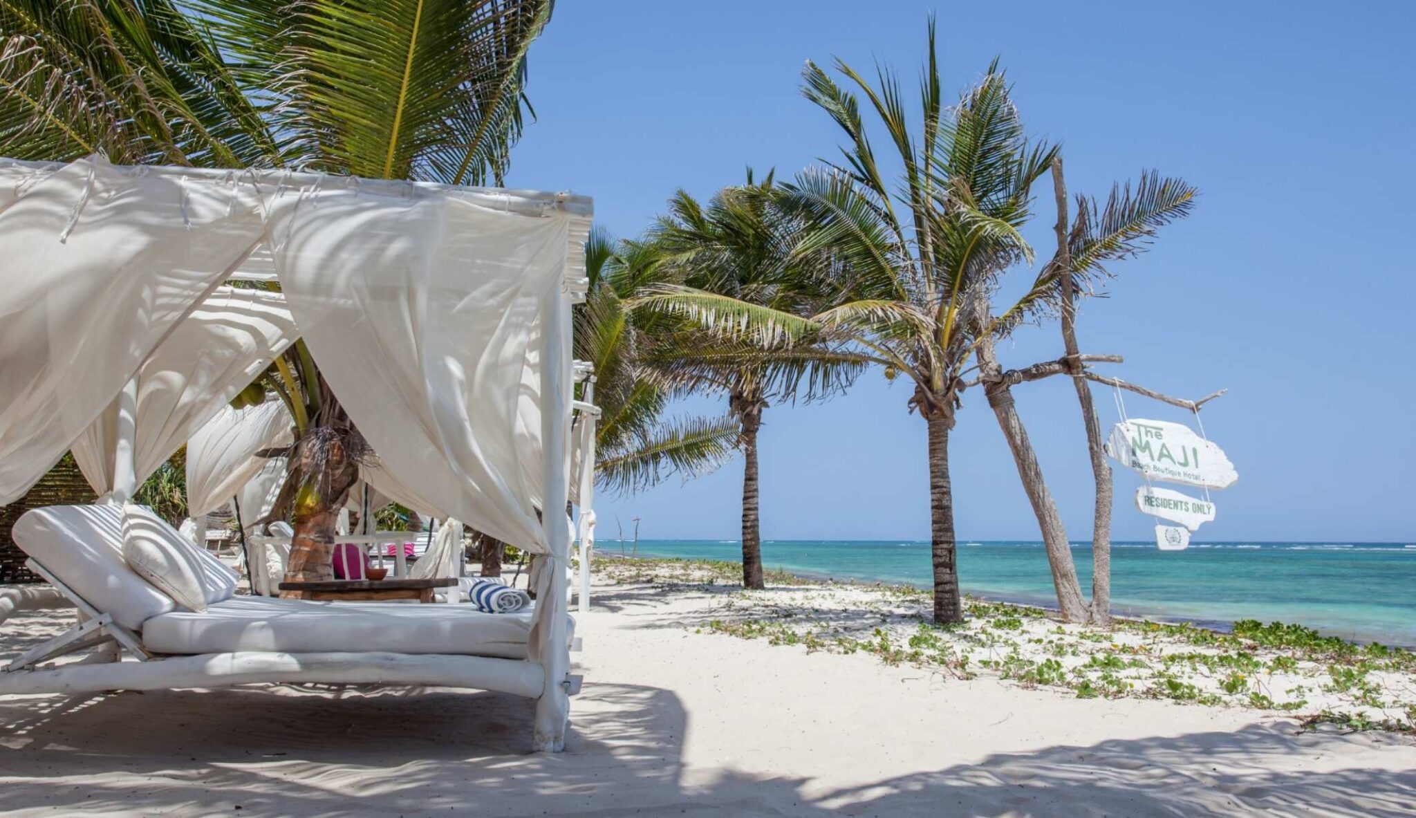 Beach views at The Maji