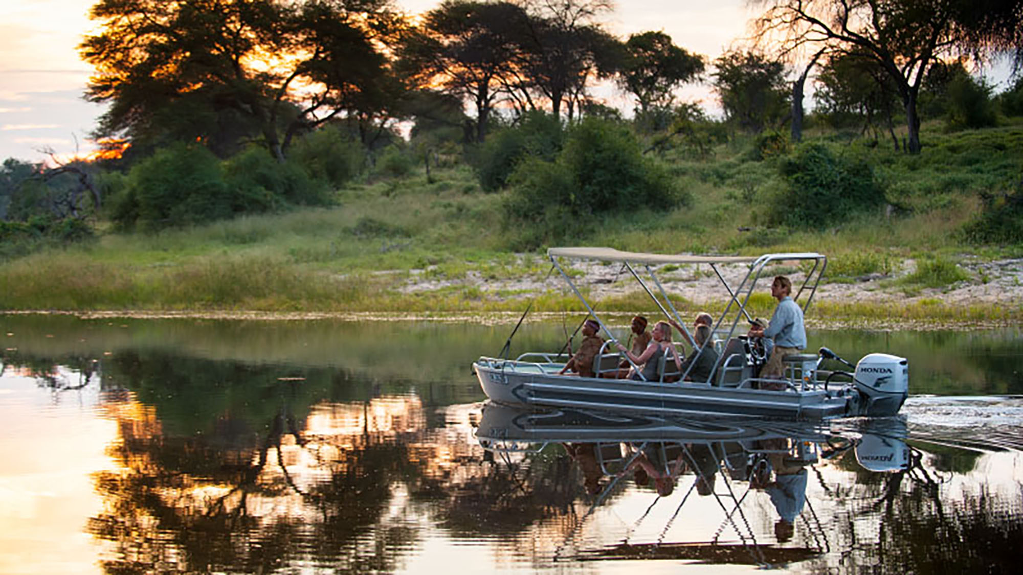 Overlooking the scenic Boteti River