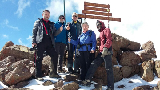 Climbing Mount Kenya