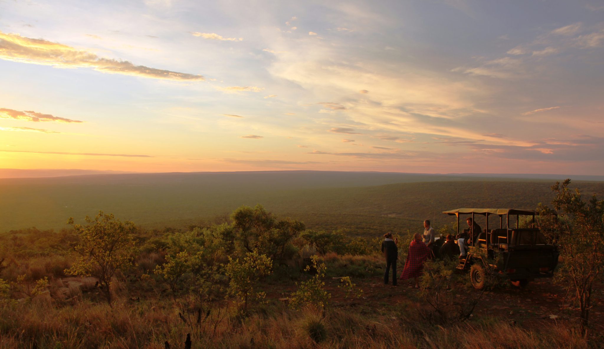 Sunset on Safari in South Africa