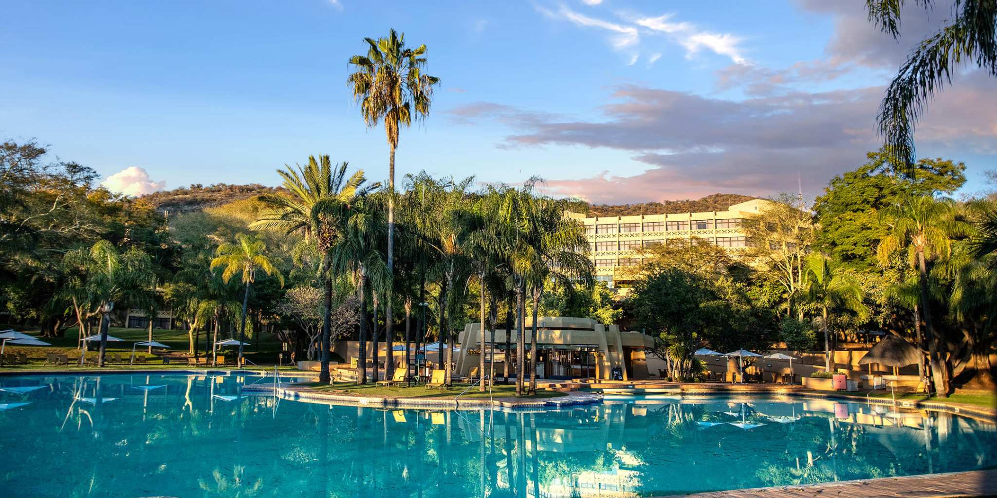 Sun city hotel pool view