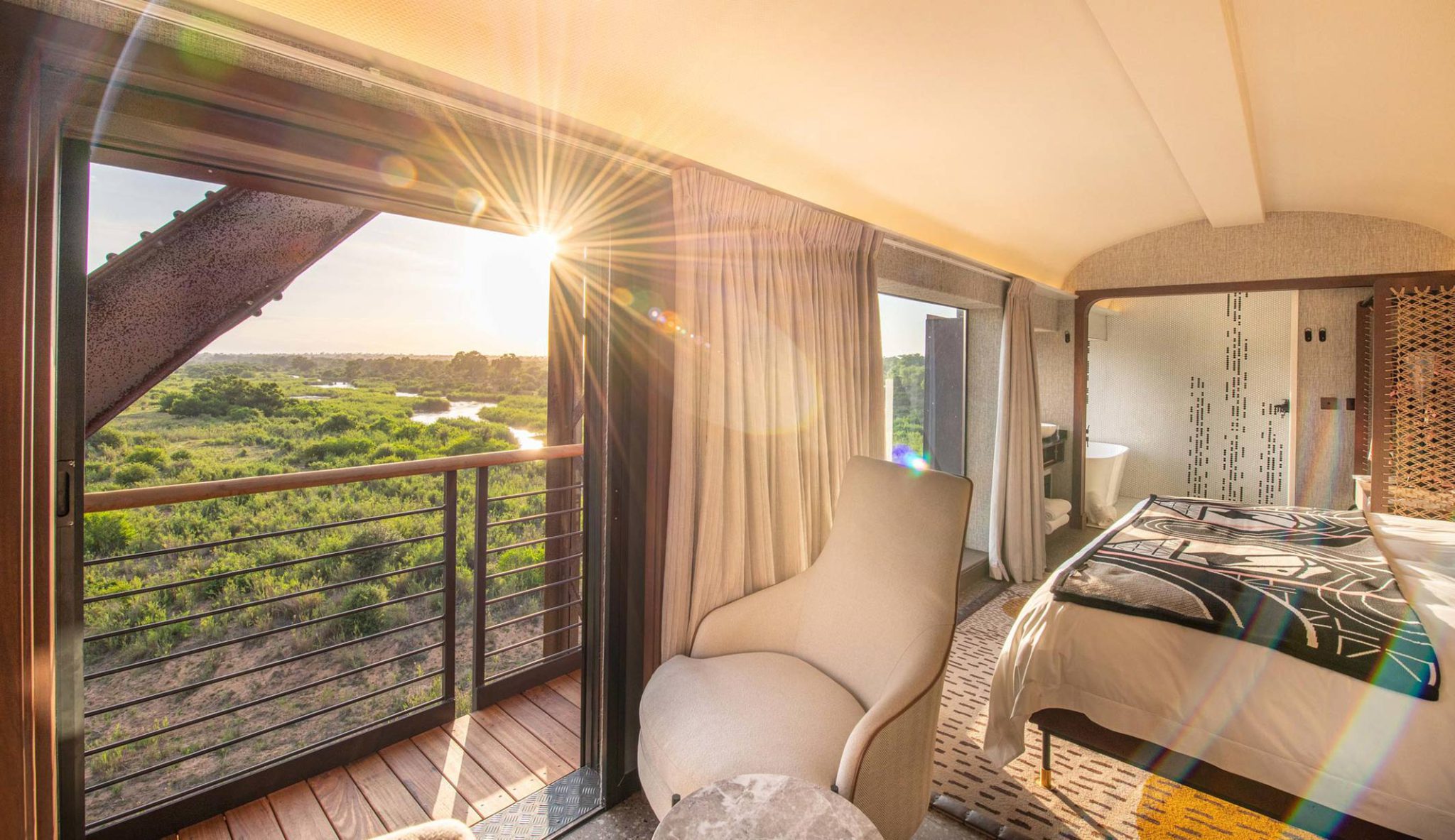 Kruger Shalati - The Train on the Bridge in Kruger National Park