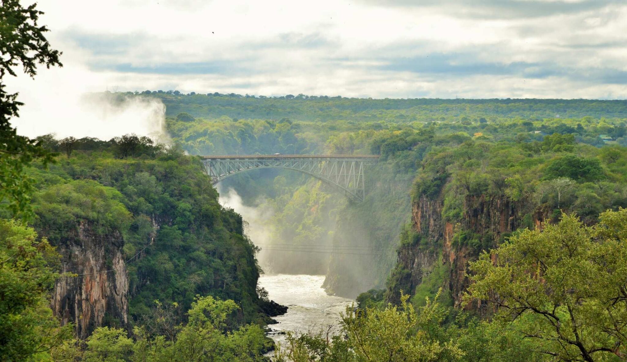 Victoria Falls Hotel bridge view