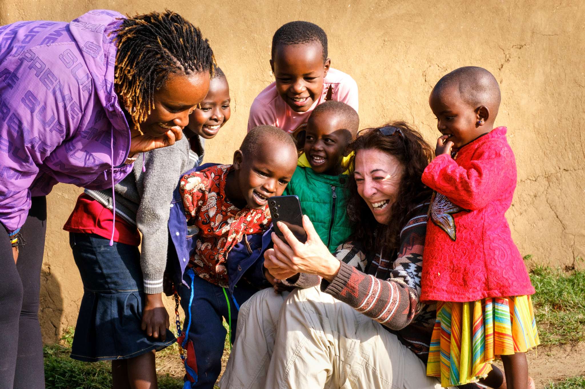 Woman on a cultural excursion in a Maasai village, Kenya