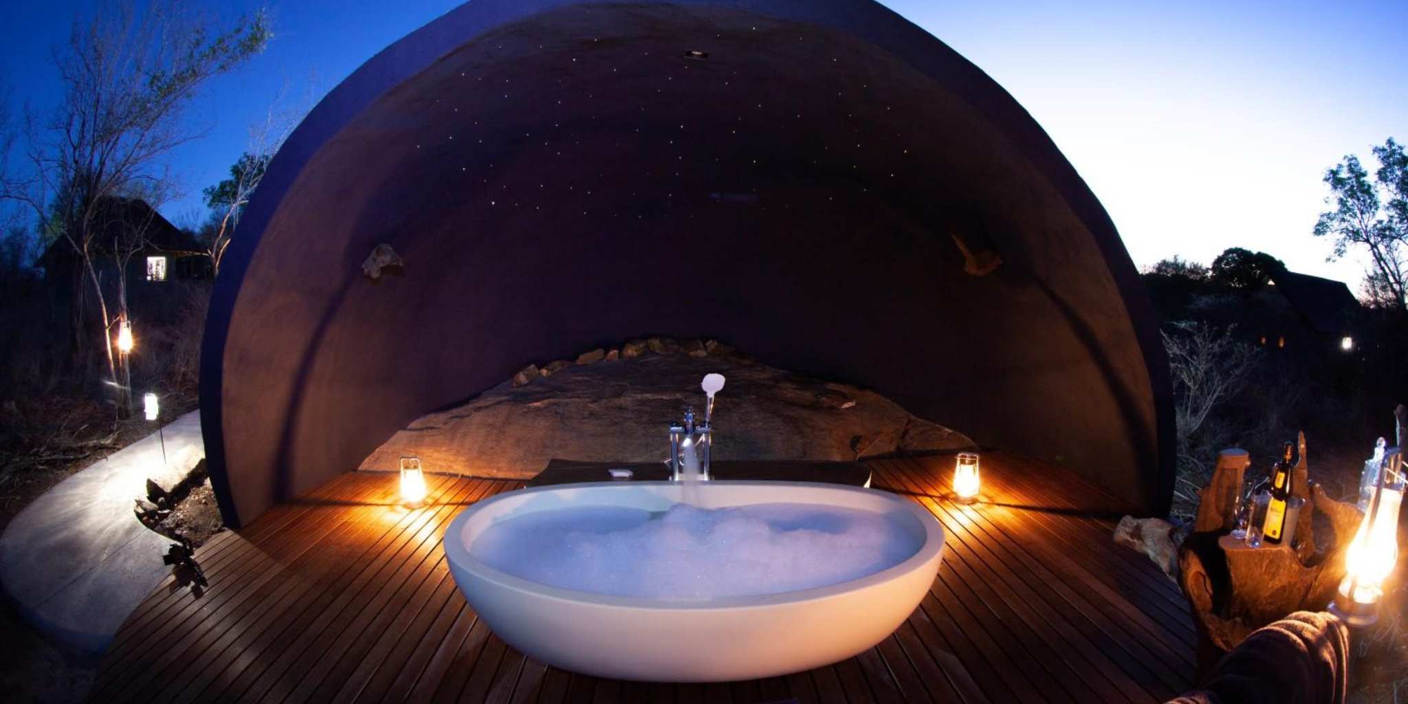 Bathe under stars at Garonga
