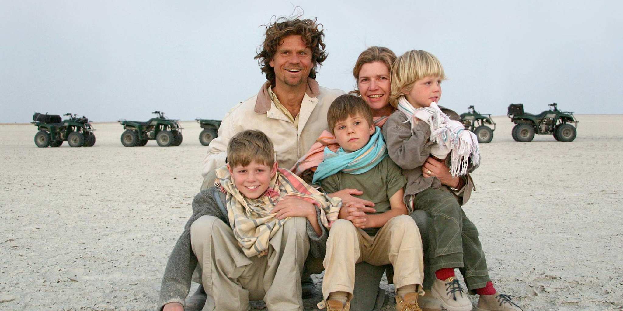 Family on a quad biking experience