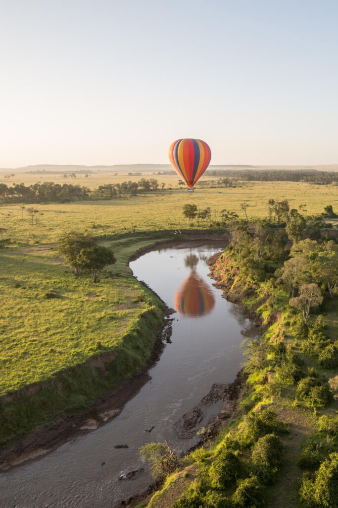 Kenya: A hot air balloon ride over Kenya’s Masai Mara