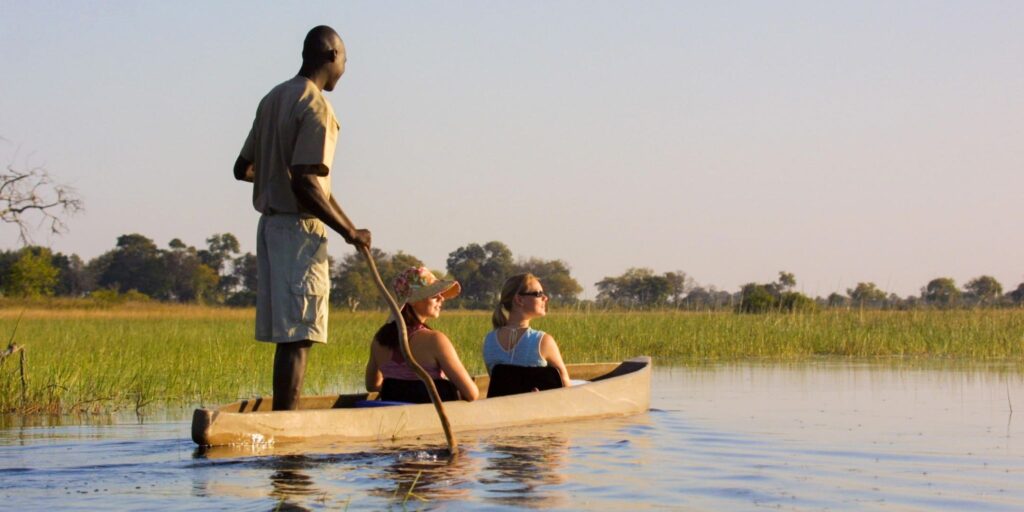 Mokoro Boat Ride through the Okavango Delta