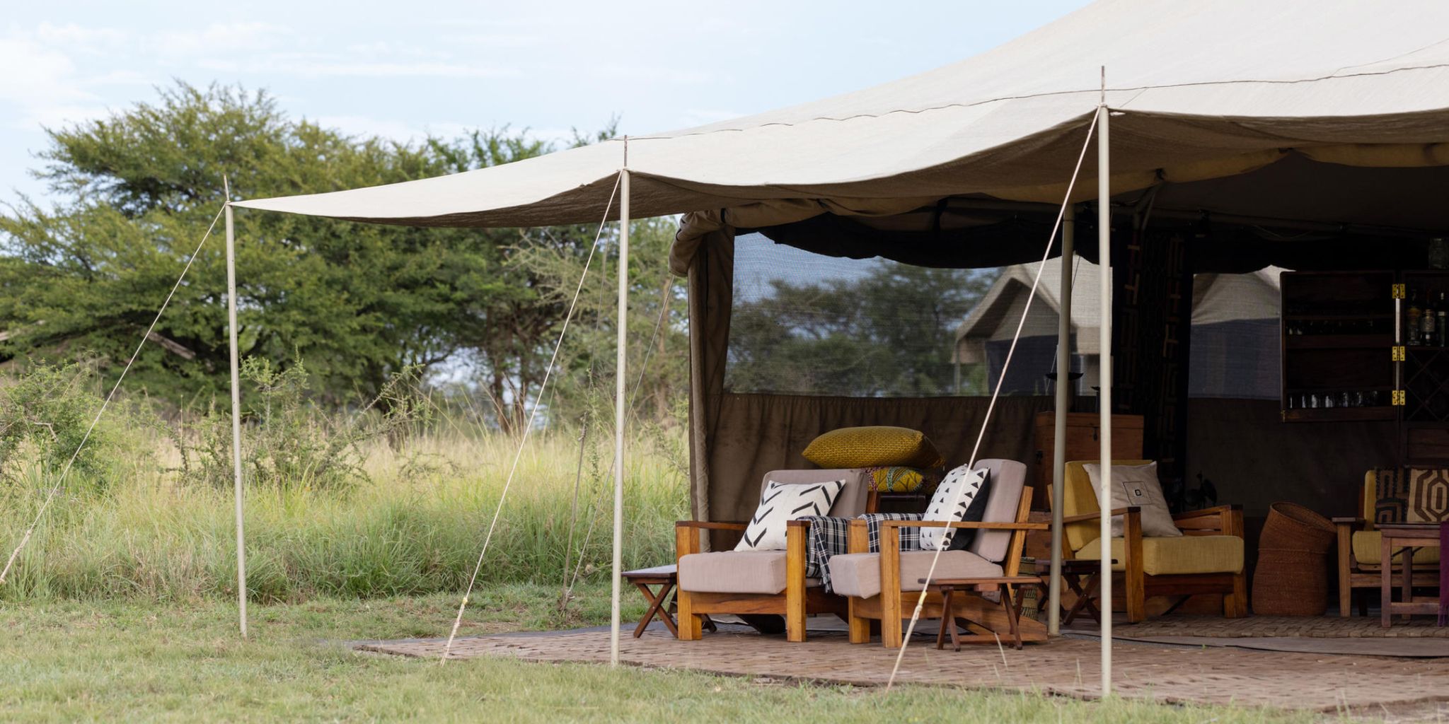 A tented camp at Serengeti Kahuma Camp