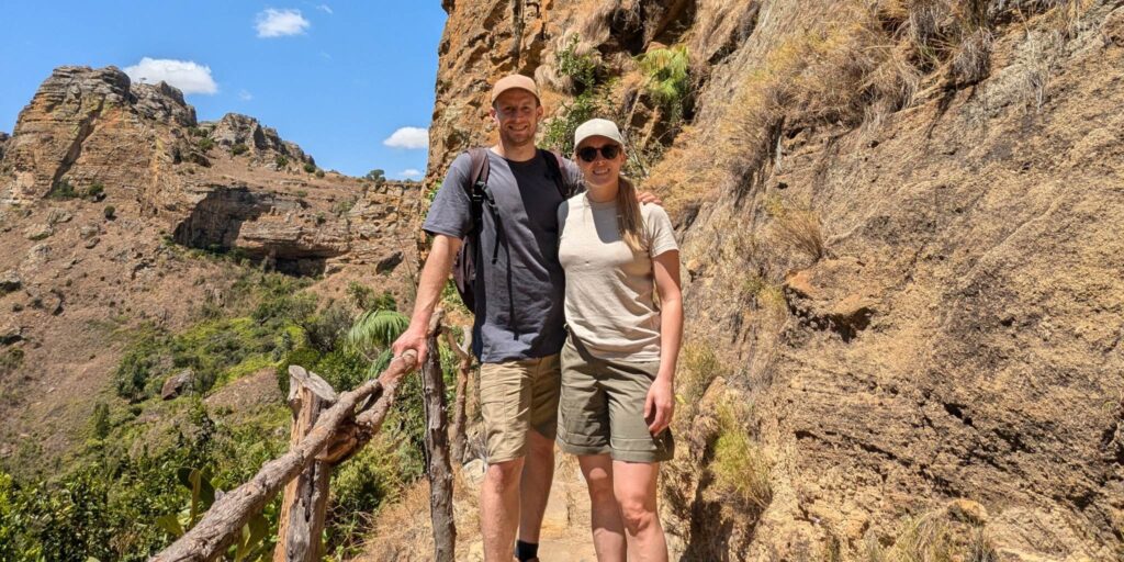Couple in the Madagascan Mountains