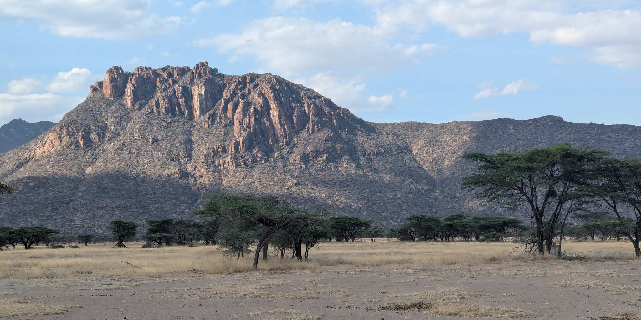A stunning view of mountains